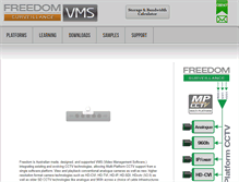 Tablet Screenshot of freedomvms.com